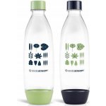 SodaStream Fuse Láhev pro saturátor 1 l sada 2 ks zelená – Hledejceny.cz