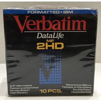 Verbatim 3,5" 1,44MB, 10ks (87410) – Hledejceny.cz