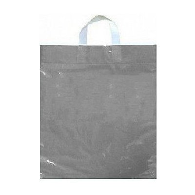 Press Igelitová taška 36 x 45 cm s uchem Stříbrná – Zboží Mobilmania