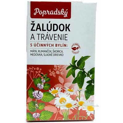 Popradský Funkčný čaj Žalúdok a trávenie 23 g – Zbozi.Blesk.cz