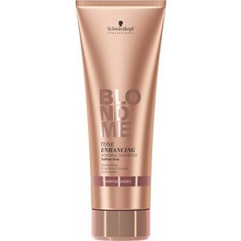 Schwarzkopf Blondme bezsulfátový šampon pro teplé odstíny blond bez sulfátů Tone Enhancing Bonding Shampoo 250 ml