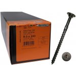 Tesařský vrut EUROTEC pro konstrukční tesařství 8x240 TORX – Hledejceny.cz