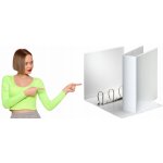 Esselte kroužkový pořadač 4 kroužky A4 8,6 cm bílý – Zboží Živě