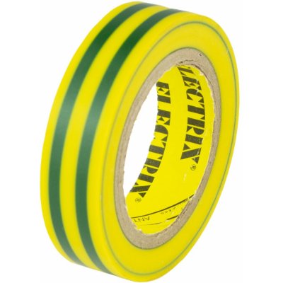 Solight Elektroizolační páska 15 mm x 0,13 mm x 10 m žlutozelená AP01 – Zboží Mobilmania
