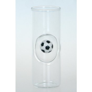 DT GLASS Odlivka výšky 90 mm s fotbalovým míčem v lůžku 2 x 50 ml