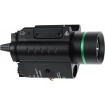 Taktická svítilna na zbraň 300l se zeleným laserem černá 300lm a.C.M. – Zboží Dáma