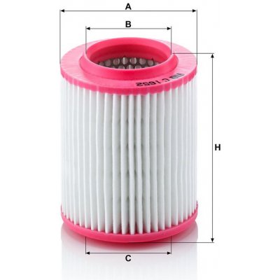 MANN-FILTER Vzduchový filtr MANN C1652 (MF C1652) – Hledejceny.cz