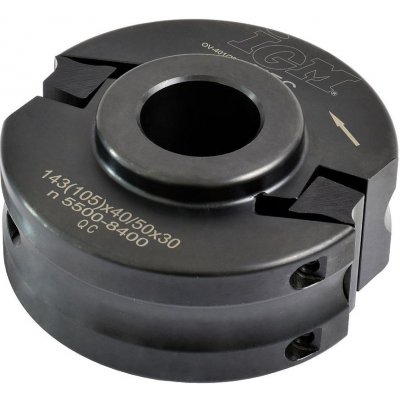 Igm Univerzální frézovací hlava MEC - D100x40-50 d30 ALU F021-10031 – Zboží Dáma