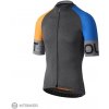 Cyklistický dres Dotout Spin tmavě šedá/neon oranžová/modrá