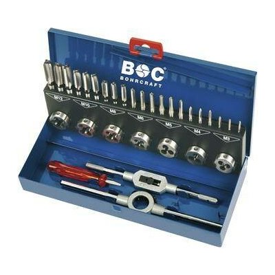 BOHRCRAFT sada pro řezání závitů GS 25 DIN 352 HSS-G M3-M12 31-díl – Hledejceny.cz