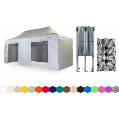 TENTino BIG HEXAGON 4x6 m 5A ŠEDÁ 6 noh – Hledejceny.cz