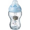 Láhev a nápitka Tommee Tippee kojenecká láhev C2N skleněná potisk blue 250ml