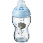 Tommee Tippee kojenecká láhev C2N skleněná potisk blue 250ml – Zboží Dáma