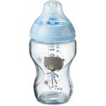 Tommee Tippee kojenecká láhev C2N skleněná potisk blue 250ml – Hledejceny.cz