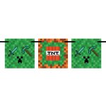 GODAN Girlanda vlajky Minecraft TNT 300 cm – Zboží Dáma