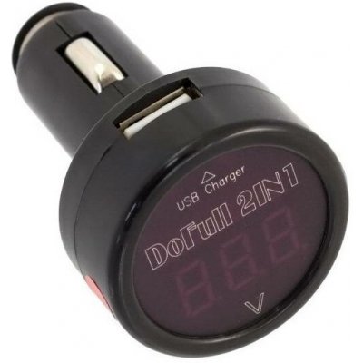 Voltmetr do auta 12V/24V +USB 12V/5V 1A SA019 – Hledejceny.cz