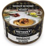 Hotovky z plechovky Hovězí na divoko 0,8 kg – Zboží Dáma