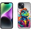 Pouzdro a kryt na mobilní telefon Apple mmCase na iPhone 14 barevný dinosaurus