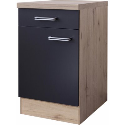Flex-Well Kuchyňská skříňka Lara spodní, zásuvky + dvířka, 50 x 86 x 57,1 cm – Zboží Dáma