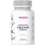 Vegmart Vegmart Lipozomální vápník Citrát vápenatý 500 mg, 60 kapslí – Hledejceny.cz