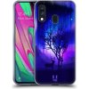 Pouzdro a kryt na mobilní telefon Samsung Pouzdro Head Case Samsung Galaxy A40 POLÁRNÍ ZÁŘE STROM