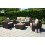 Zahradní souprava California hnědá – Sleviste.cz