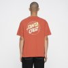 Pánské Tričko Santa Cruz triko Grid Delta Dot T-Shirt Rooibos