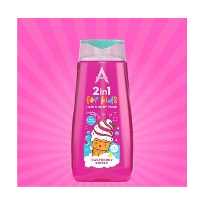 Astonish Sprchový gel a šampon 2v1 pro děti s vůní malin a vanilky 400 ml – Zboží Dáma Astonish Sprchový gel a šampon 2v1 pro děti s vůní malin a vanilky 400 ml – Zboží Dáma