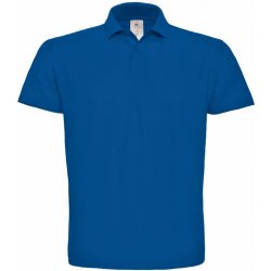 B&C Collection pánská polokošile Piqué polo ID.001 královská modrá