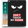 Pouzdro na tablet Picasee silikonový černý obal Apple iPad 9.7 2017 5. gen Angry Eyes Transparent