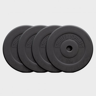 Gorillasports set cementových poplastovaných kotoučů 2x10kg a 2x5 kg 31 mm – Hledejceny.cz