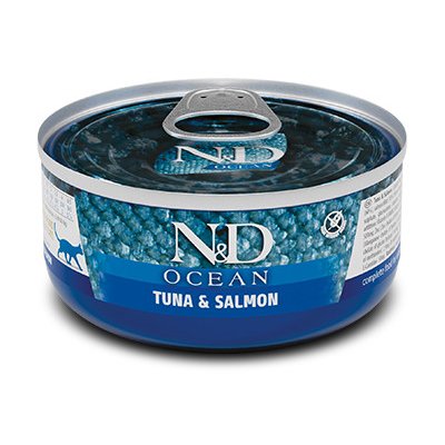 N&D Cat Ocean Adult Tuna & Salmon 12 x 70 g