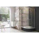 Ravak BLCP4-90 Sabina satin+Transparent 3B270U40Z1 – Zboží Dáma