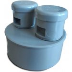 Plast Brno Hlavice přivzdušňovací ABS dvojitá 110 mm AVDA000 – Zboží Mobilmania