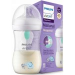 Philips Avent láhev Natural Response s ventilem AirFree slon bílá 260 ml – Zboží Mobilmania