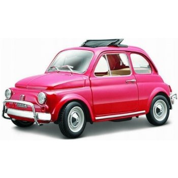 Bburago Fiat 500L 1968 červená 1:24