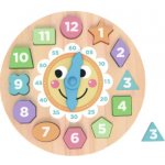 Tooky toy Montessori deska hodiny a tvary – Sleviste.cz