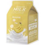 A’Pieu Banana Milk One-Pack vyživující jednorázová bavlněná maska s výtažky mléka a banánů 21 g – Zboží Dáma