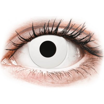 Gelflex CRAZY LENS - WhiteOut - nedioptrické jednodenní 2 čočky – Hledejceny.cz