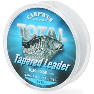 Carp´R´Us Total Tapered Line 5x12m 0,25-0,50mm – Hledejceny.cz