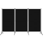 Shumee 4dílný paraván černý 200 x 180 cm – Sleviste.cz