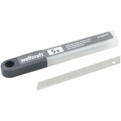 Wolfcraft 5 ks odlamovacích čepelí 9 mm v boxu 4180000 – Hledejceny.cz
