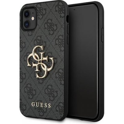 Pouzdro Guess iPhone 11/XR 4G kovové logo šedé – Zbozi.Blesk.cz