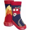 Dětská ponožkobota Dětské ponožky bačkorky hasič