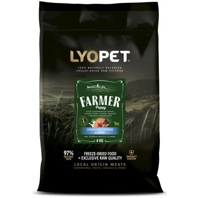 Lyopet Farmer Puppy MiniI Losos s kolostrem a šípky 12 kg – Zboží Mobilmania