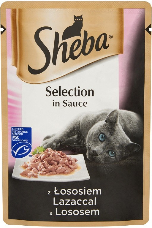 Sheba Selection s lososem 6 x 85 g