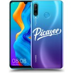 Picasee silikonový průhledný obal pro Huawei P30 Lite - Picasee - old logo - white – Zboží Živě