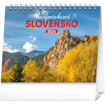 Stolový kalendár Rozprávkové Slovensko 16,5 × 13 cm 2024
