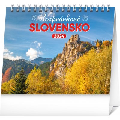 Stolový kalendár Rozprávkové Slovensko 16,5 × 13 cm 2024 – Zbozi.Blesk.cz