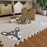 Minideckfloor podlaha 12 dílů lenochod koloušek jednorožec a tlapka – Zboží Dáma